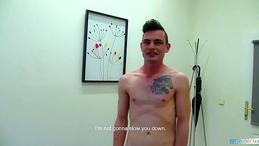 Slender Czech Boy Takes Hard Ride Over the Desk – DirtyScout 18+