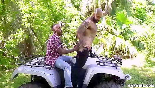 Phoenix Dominates Atlas With Hot ATV Seat Fuck Session – GayXXX Adventures