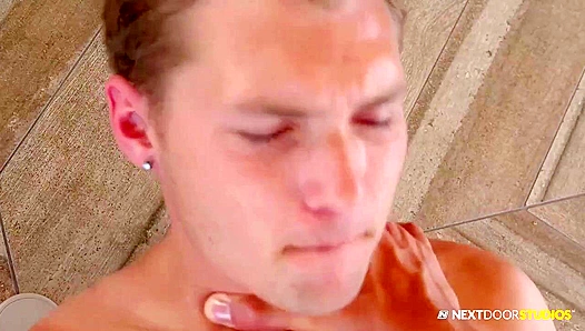 Johnny Hill Takes Ride from Stallion Neighbor Elye Black — Outdoor Poundin 18+
