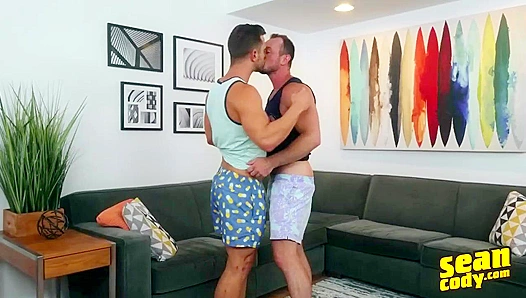 Braydon Rides Deans Deep Strokes in Rough Piledriver Action – GayXXX