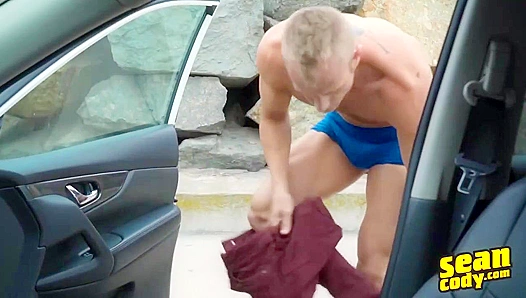 Blaze Swallows Jebs Bare Load — Deep Anal Ride Without Protection – GayXXX