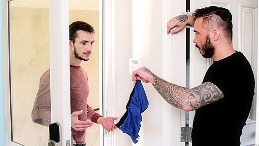 Dontes Massive Rod Stretches Chris in Hot Neighbor Fuck Session – Raw Anal
