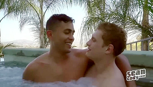 Asher Gags Moans Going Deep on Kierans Massive Hard Cock – SeanCody