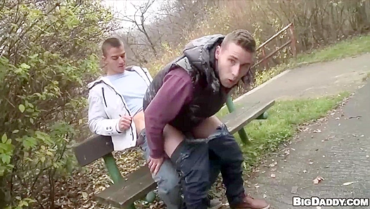 Diego Thomas Goes Wild — Outdoor Anal Heat Ends in Steaming Facial Finish