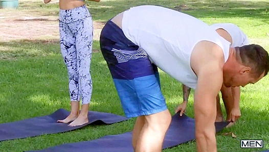 Pierce Paris Ty Mitchell Get Hot and Heavy in Steamy Gym Session – DrillMyHole