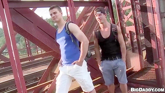 Wild European Twink Duo Takes On Each Others Tight Holes Outside – Outdoors Exposed