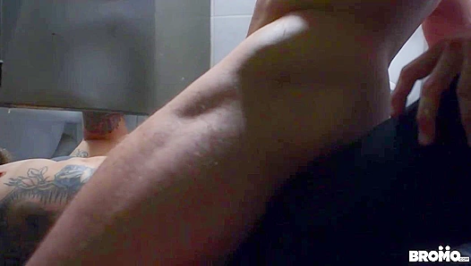 Steamy Bareback Heat: Bo Sinn Michael Bostons Hot Restroom Hookup – 18+