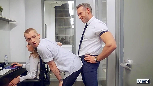 Alex Mecum Claims Theo Bradys Tight Ass in Hot Office Fuck Session – 18+GayAnal