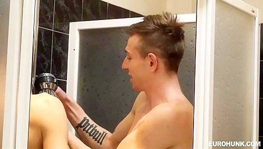 Hot Shower Blowjob Turns into Wild Anal – Tyler Fox Matt Rush Go Hard – 18+