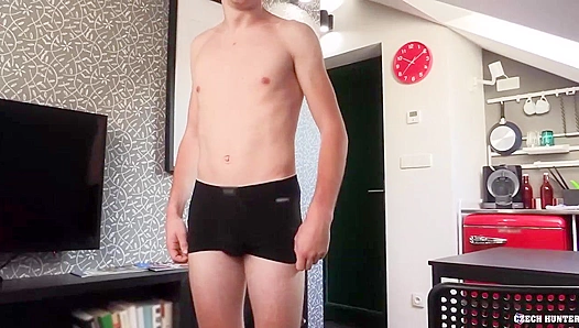 Petite Twink Gets Drenched as He Rides Big Dick Hard – Steamy Gay POV Fun 18+