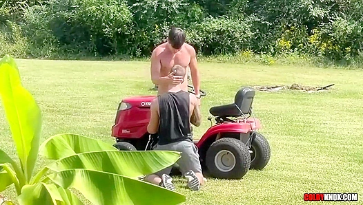 Finn August Goes Wild: Rides Colby Knox Hard Under Open Sky – LawnJock RAW
