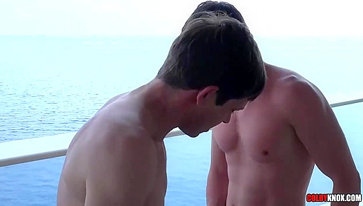 Steamy Ass Collision: Colby Mickey Go Wild on Deck – GayPornCruise
