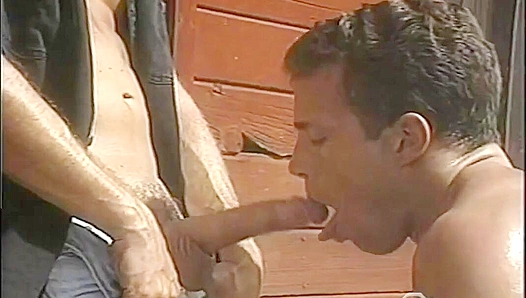 Double Penetration Thrills: Steve Harper Tony Hampton Take On Steve Marks Massive Cock –