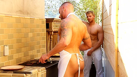 Logan Vaughn Tempts His Youthful Flame in a Steamy Bedroom Encounter – 18+