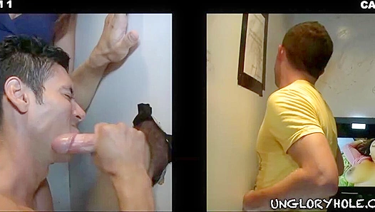 Alex Travis Get Wild at the Glory Hole—Hot Gay Anal Fun – 18+