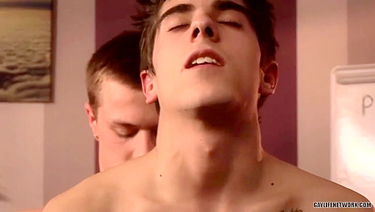 Late-Night Lust: Leo, Marco Billy Fuel Passion Amid Stacks of Papers – 18+