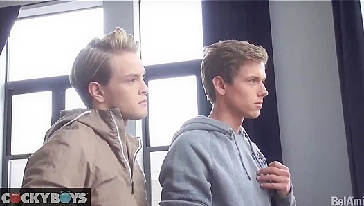Hard Heat Between Jett Black Kevin Warhol – Steamy Gay Sex Scene – CockyBoys 18+