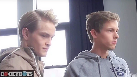 Hard Heat Between Jett Black Kevin Warhol – Steamy Gay Sex Scene – CockyBoys 18+