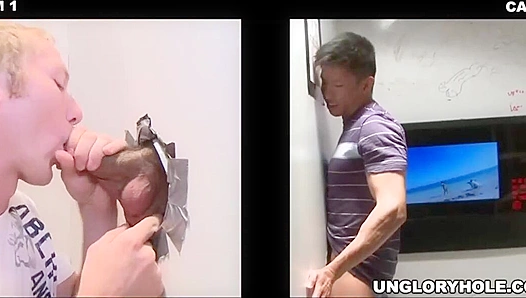 Travis West Tempts Jessie Lee to Blowjob Bliss Through the Glory Hole – GayPornXXX