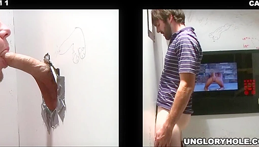 Jordan Pierce Tempts Kyle into Steamy Glory Hole Action – Full Gay Porn Scene