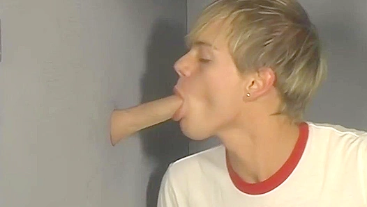 Hungry for More: Dillon Samuels Nonstop Blowbang Through a Glory Hole – TeachTwinks