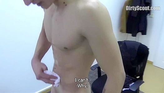 Steamy Solo Audition: Hung Stud Blows Himself Cums Hard – ScoutSeduction