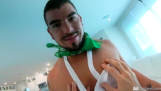 Jeremy Spreads for Joel — Burning Hot POV Passion Unleashed – 18+