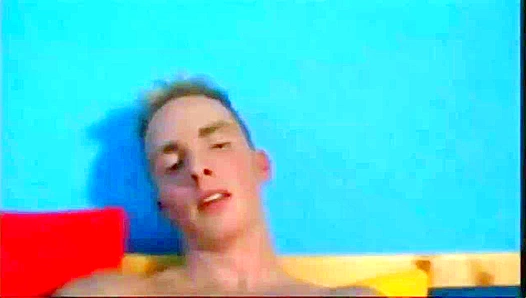 Young Twink Dave Diesel Moans While Jerking Off His Hard Cock – GayXXX