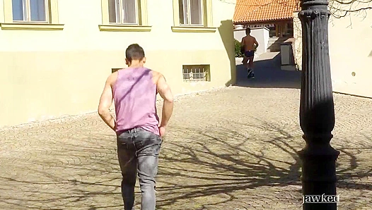 Dann Grey Luke Geer Heat Up Together: Intense Side-by-Side Pleasure – GayPornHeat 18+