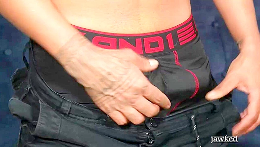 David Villa Moans Loudly While Jerking Off Alone on the Couch – JAWKED 18+