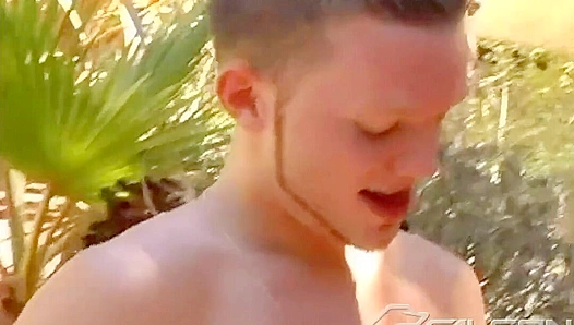 Sun-Drenched Passion: Sean Preston Mario Costas Hot Summer Fling – 18+
