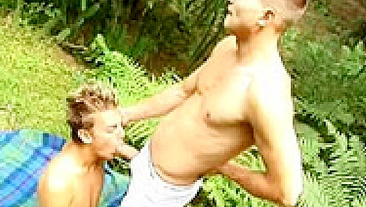 David Honszek Goes Wild Outdoor Gay Orgy – Horny Bareback Fun at Boys Party 18+