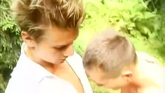 David Honszek Goes Wild Outdoor Gay Orgy – Horny Bareback Fun at Boys Party 18+