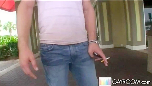 Bobby Rails Pumps a Thick Rod – Steamy Solo Blowjob Action – XXX Gay