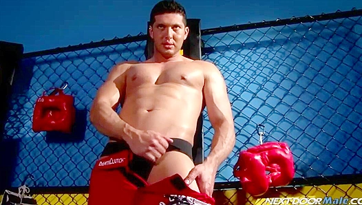 Will Evans Beats His Rock-Hard Steel Pole—NextDoorMale 18+
