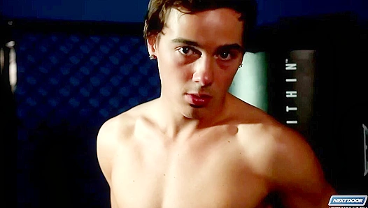 Justin Owen Jerks His Thick Cock Till Cum Blasts Out – NextDoorHunk 18+