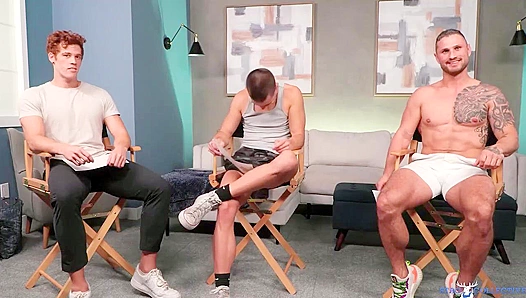 Blain OConnor, Chris White Evan Knoxx Heat Up in Hot Threeway Action – Stag Collective