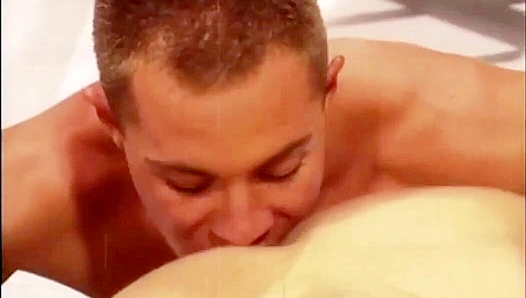 Brock Penn Trent Atkins Go Wild in Steamy Prison Showers – Classic Gay Porno