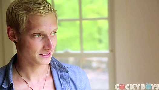 Max Carter JERKS OFF Hard While Rain Pours Down – CockyBoys 18+