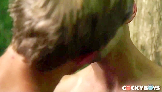 Chris Harder Levi Michaels Get Dirty — Hot Outdoor Anal Ride – CockyBoys 18+