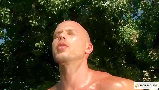 Muscle Madness: Angelo Rickys Steamy Power Struggle — HotHouse BF Scene