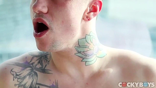 Jake Bass vs Lukas Grande: Steamy Bareback Battle – CockyBoys 18+