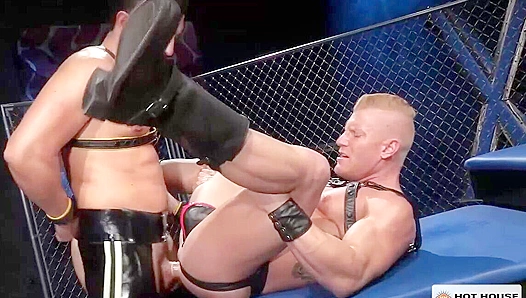 Hard Riding Leather Daddies Dominate in Steaming Rough Anal – HotHouse 18+
