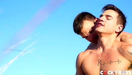 Jason Maddox Levi Karter Heat Up the Outdoors with Fiery Anal Passion – CockyBoys 18+