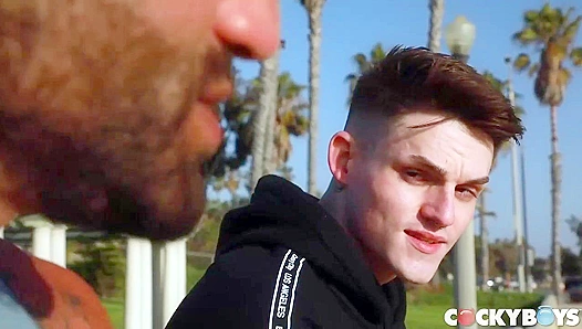 Avery Jones Gags on Massive Cock Dominated by Sharok – CockyBoys 18+