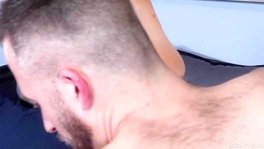 Sweat-Slicked Bodies, Hard Fucking — Young Cocks Dominate Older Meat – 18+