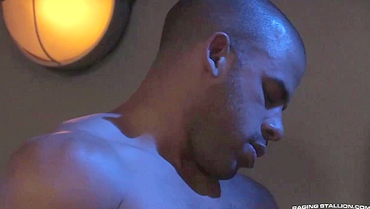 Buff studs clash in steamy darkroom heat — Austin Wylde x Topher DiMaggio action