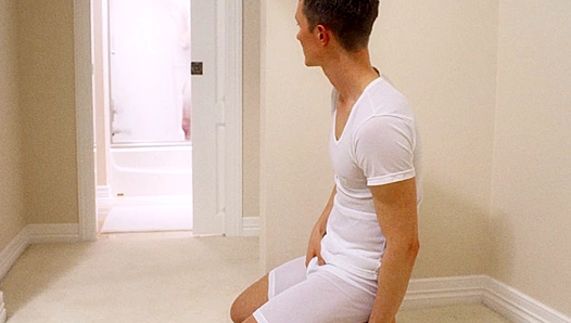 Ripped Elder Srensen Moaning While JERKING His THICK COCK – MissionaryBoys