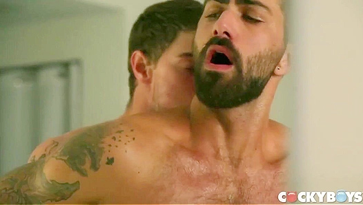 Adam Ramzi BURNS for Justin Brodys Dominant Touch – Raw Gay Passion Unleashed