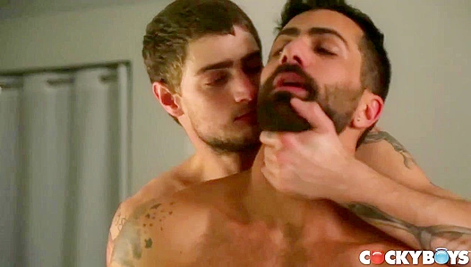 Adam Ramzi BURNS for Justin Brodys Dominant Touch – Raw Gay Passion Unleashed